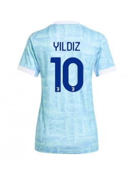 Juventus Kenan Yildiz #10 Replika Borta Kläder Dam 2025-26 Kortärmad